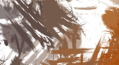 Renkli fırça darbelerinin soyut arkaplanı. fırçalanmış canlı duvar kağıdı. resmedilmiş sanat eseri. Eşsiz ve yaratıcı illüstrasyon.