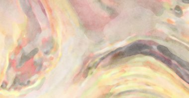 El yapımı sürreal soyut desenli suluboya. Modern sanatsal resim. 2D çizim. Arkaplan boyası karışımı. Yaratıcı duvar sanatı. Çağdaş sanat