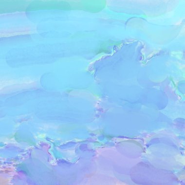 Çağdaş sanat. El işçiliğinin renkli dokusu. Modern resim. Yüzeyde suluboya vuruşlar. Sanatsal arkaplan resmi. Tablo üzerinde soyut resim. Fırça darbeleri. 