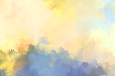 Renkli fırça darbelerinin soyut arkaplanı. fırçalanmış canlı duvar kağıdı. resmedilmiş sanat eseri. Eşsiz ve yaratıcı illüstrasyon.