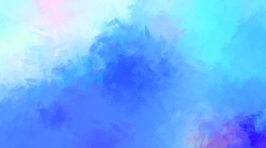 Yaratıcı soyut resim. Artistik fırça darbeleriyle donatılmış. Renkli ve canlı bir illüstrasyon. boyalı sanat.