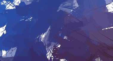 Renkli fırça darbelerinin 2B çizimi. Dekoratif doku resmi. Canlı boya desenli arka plan. Kaotik fırça darbeleri resim.