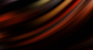 Siyah arka planda renkli düz çizgiler. Sıvı ve sıvı renkli dalgalar karanlıkta akıyor. Duvar kağıdı, afiş, arkaplan, kart, kitap, kapak, poster, afiş, broşür