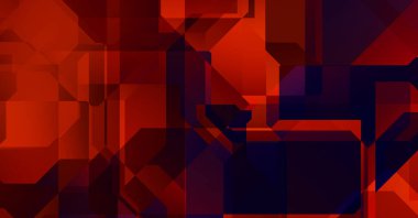 Dinamik bileşime sahip minimalist düz stil içinde modayı takip eden geometrik soyut arkaplan. 