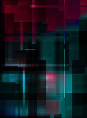 Fütürist soyut geometrik duvar kağıdı. Geometrik renkli şekiller. Dikdörtgen şekilli arka plan. Bir teknolojinin dijital illüstrasyonuName.