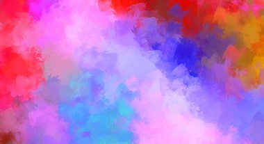 Taranmış Boyalı Soyut Arkaplan. Fırça darbesi ile boyanmış. Sanatsal canlılık ve renkli duvar kağıdı.