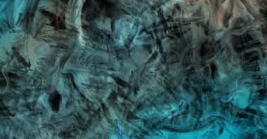 Modern sanat. Taranmış Boyalı Soyut Arkaplan. Fırça darbesi ile boyanmış. Boya darbeleri. 2B Görüntü