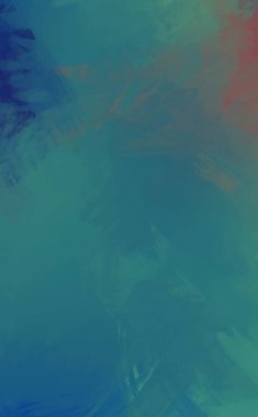 Renkli fırça darbelerinin 2D çizimi. Dekoratif desenli resim. canlı boya desenli arkaplan.