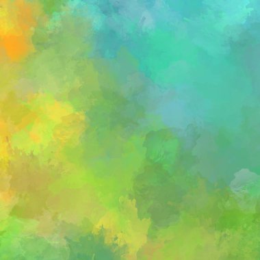 Duvar sanatı Eşsiz ve yaratıcı illüstrasyon. Fırça darbesi ile boyanmış. Renkli fırça darbelerinin soyut arkaplanı. Fırçalanmış canlı duvar kâğıdı. Boyalı sanatsal yaratım.