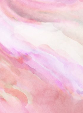 Alkol mürekkebini andıran rahatlatıcı fırça darbelerinin modern resmi. Poster, duvar sanatı, afiş, kart, kitap kapağı veya ambalaj için pastel renkli suluboya resim.