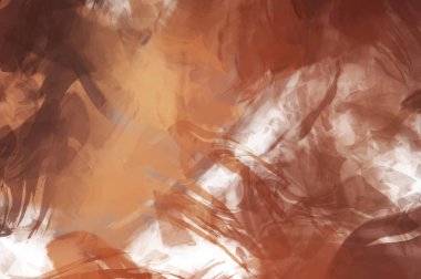 Sanatsal soyut arkaplan. Doku boyalı duvar kağıdı. Boya darbeleriyle yaratıcı bir illüstrasyon. Fırça desenli resim.