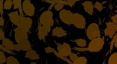 Canlı fırça darbeleriyle boyanmış. Renkli desenli resim. Fırçalanmış duvar kağıdını boya.