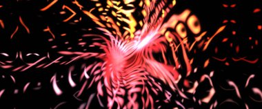 Işık parçacık izleri. Parlayan parçacıkları ve çizgileri olan ışık patlaması yıldızı. Güzel hareketli soyut ışın arkaplanı.