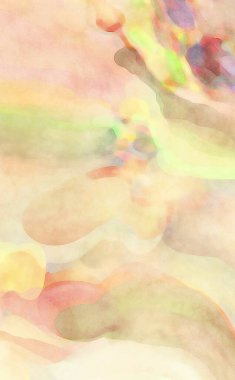 2D çizim. Sanatsal arkaplan resmi. Tablo üzerinde soyut resim. Çağdaş sanat. El yapımı resim. Renkli doku. Modern sanat eserleri. Yüzeyde suluboya fırça darbeleriyle boyama.