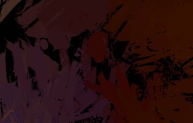 Sanatsal soyut arkaplan. Doku boyalı duvar kağıdı. Boya darbeleriyle yaratıcı bir illüstrasyon. Fırça desenli resim.