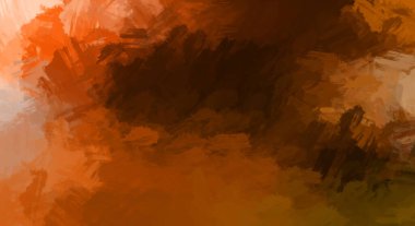 Modern sanat. Taranmış Boyalı Soyut Arkaplan. Fırça darbesi ile boyanmış. Boya darbeleri. 2B Görüntü.