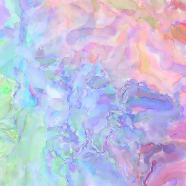 Çağdaş sanat. El işçiliğinin renkli dokusu. Modern resim. Yüzeyde suluboya vuruşlar. Sanatsal arkaplan resmi. Tablo üzerinde soyut resim. Fırça darbeleri.