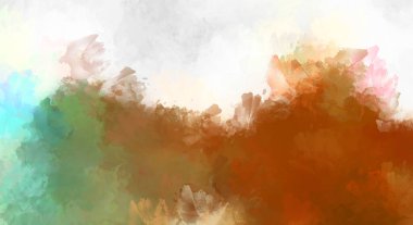 Sanatsal canlılık ve renkli duvar kağıdı. Taranmış Soyut Arkaplan. Fırça darbeli resim. 