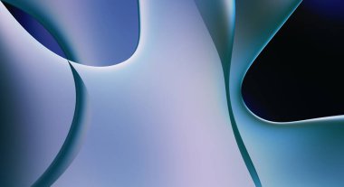 Soyut arkaplan. Değişken renk değişim dalgaları, dinamik hareketlerle. Işık dalgalarının neon renkli soyut tasarımı. Duvar kağıdı, afiş, arkaplan, kart, kitap illüstrasyonu, web sitesi.