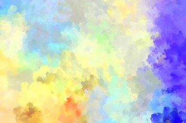 Renkli fırça darbelerinin soyut arkaplanı. fırçalanmış canlı duvar kağıdı. resmedilmiş sanat eseri. Eşsiz ve yaratıcı illüstrasyon.