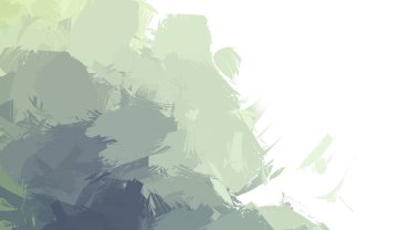 Taranmış Boyalı Soyut Arkaplan. Vahşi kaotik fırça darbeleri. Boya darbeleri. 2D İllüstrasyon. Fırça darbeli resim. 