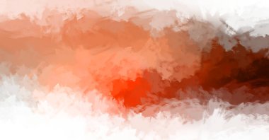 Renkli fırça darbelerinin 2D çizimi. Dekoratif desenli resim. canlı boya desenli arkaplan.