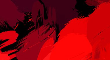 Sanatsal soyut arkaplan. Doku boyalı duvar kağıdı. Boya darbeleriyle yaratıcı bir illüstrasyon. Fırça desenli resim.