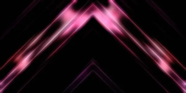 Abstract Shining Geometric Lights Background Fractal Symmetric Graphic Illustration Intersecting — Stock Photo, Image