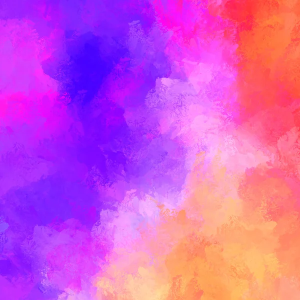 Painted Composition Vibrant Brush Strokes Textured Colorful Painting Paint Brushed — Stock Photo, Image