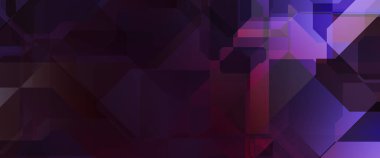 Soyut geometrik duvar kağıdı. Geometrik renkli şekiller. Çokgen arka plan. Bir teknolojinin dijital illüstrasyonuName.