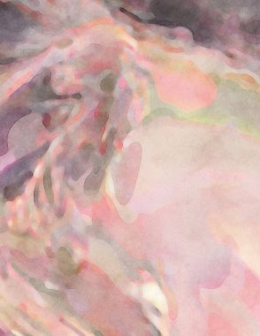 El yapımı sürreal soyut desenli suluboya. Modern sanatsal resim. 2D çizim. Arkaplan boyası karışımı. Yaratıcı duvar sanatı. Çağdaş sanat