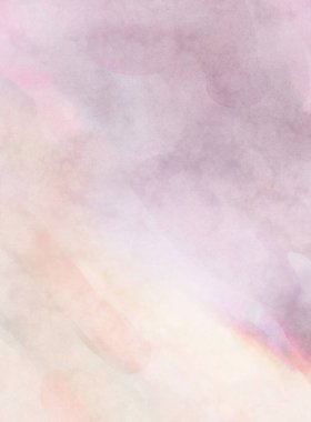 Pastel renklerde suluboya resim. Poster, duvar sanatı, afiş, kart, kitap kapağı ya da ambalaj için rahatlatıcı kompozisyonun yumuşak renkli çizimi. Modern fırça darbeleri resim.