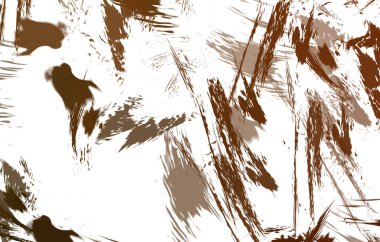 Renkli fırça darbelerinin 2B çizimi. Dekoratif doku resmi. Canlı boya desenli arka plan. Kaotik fırça darbeleri resim.