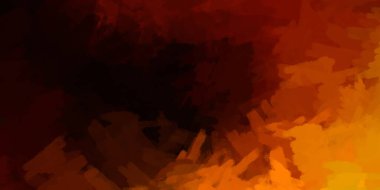 Taranmış Boyalı Soyut Arkaplan. Vahşi kaotik fırça darbeleri. Boya darbeleri. 2D İllüstrasyon. Fırça darbeli resim.