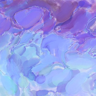 Çağdaş sanat. El işçiliğinin renkli dokusu. Modern resim. Yüzeyde suluboya vuruşlar. Sanatsal arkaplan resmi. Tablo üzerinde soyut resim. Fırça darbeleri. 