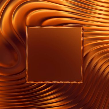 Soyut çerçeveli arkaplan. Renkli, canlı, dalgalı bir duvar kağıdı. Merkezi çerçeveli yaratıcı grafik 2d çizim. Dinamik şekilli modaya uygun sıvı örtüsü.