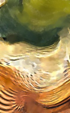 Modern sanat. Renkli çağdaş sanat eserleri. Renkli boya darbeleri. Soyut arkaplanda fırça darbeleri. fırça boyası.