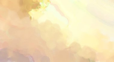 Yumuşak suluboya duvar kağıdı. Hafifçe fırçalanmış renkleri olan sanatsal bir resim. Pastel renkler arkaplana dokunmuş. Soyut duvar sanatı..