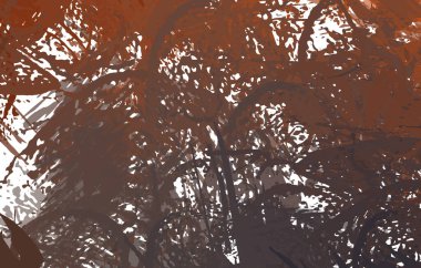 Sanatsal soyut arkaplan. Doku boyalı duvar kağıdı. Boya darbeleriyle yaratıcı bir illüstrasyon. Fırça desenli resim.