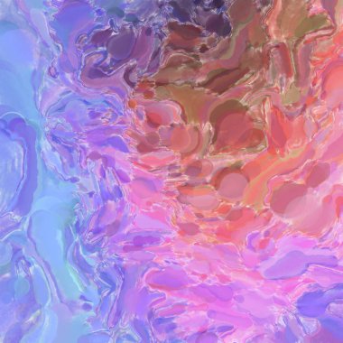 El yapımı sürreal soyut desenli suluboya. Modern sanatsal resim. 2D çizim. Arkaplan boyası karışımı. Yaratıcı duvar sanatı. Çağdaş sanat.