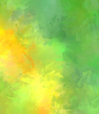 Renkli fırça darbelerinin 2D çizimi. Dekoratif desenli resim. canlı boya desenli arkaplan.