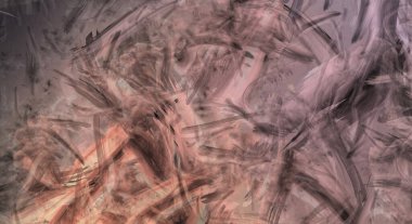 Modern sanat. Taranmış Boyalı Soyut Arkaplan. Fırça darbesi ile boyanmış. Boya darbeleri. 2B Görüntü