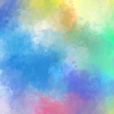 Yaratıcı soyut resim. Artistik fırça darbeleriyle donatılmış. Renkli ve canlı bir illüstrasyon. boyalı sanat.