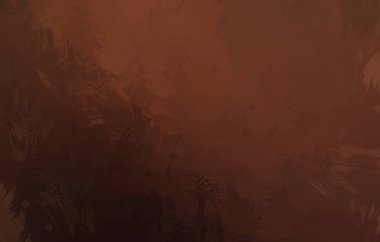 Vahşi fırça darbeleri. Taranmış Boyalı Soyut Arkaplan. Fırça darbesi ile boyanmış. Boya darbeleri. 2B Görüntü.