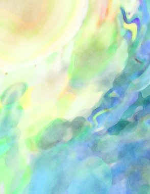 Çılgın suluboya şablonu. Yaratıcı soyutlama. Modern sanat eserleri. 2D çizim. Dijital doku duvar kağıdı. Sanatsal sulu arkaplan malzemesi.