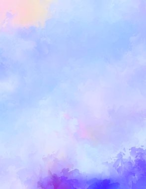 Renkli fırça darbelerinin soyut arkaplanı. fırçalanmış canlı duvar kağıdı. resmedilmiş sanat eseri. Eşsiz ve yaratıcı illüstrasyon.