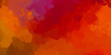 Yaratıcı soyut resim. Artistik fırça darbeleriyle donatılmış. Renkli ve canlı bir illüstrasyon. boyalı sanat.