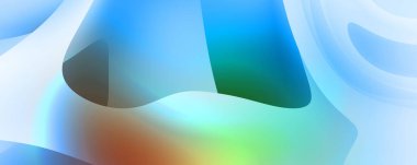 Soyut arkaplan. Renkli dalgalı tasarım duvar kağıdı. yaratıcı grafik 2D çizim. Dinamik şekilli modaya uygun sıvı örtüsü.