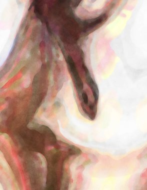 Çılgın suluboya şablonu. Yaratıcı soyutlama. Modern sanat eserleri. 2D çizim. Dijital doku duvar kağıdı. Sanatsal sulu arkaplan malzemesi.