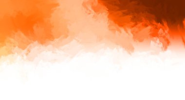 Renkli fırça darbelerinin 2D çizimi. Dekoratif desenli resim. canlı boya desenli arkaplan.